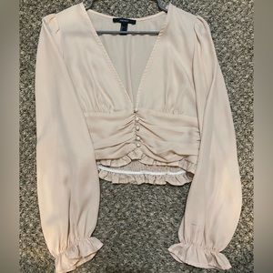 Cream blouse